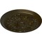 Ekena Millwork Damon Ceiling Medallion (Fits Canopies up to 3 3/8"), Hand-Painted Green Gold, 20"OD x 1 1/2"P CM20DAGGS - alternate 4